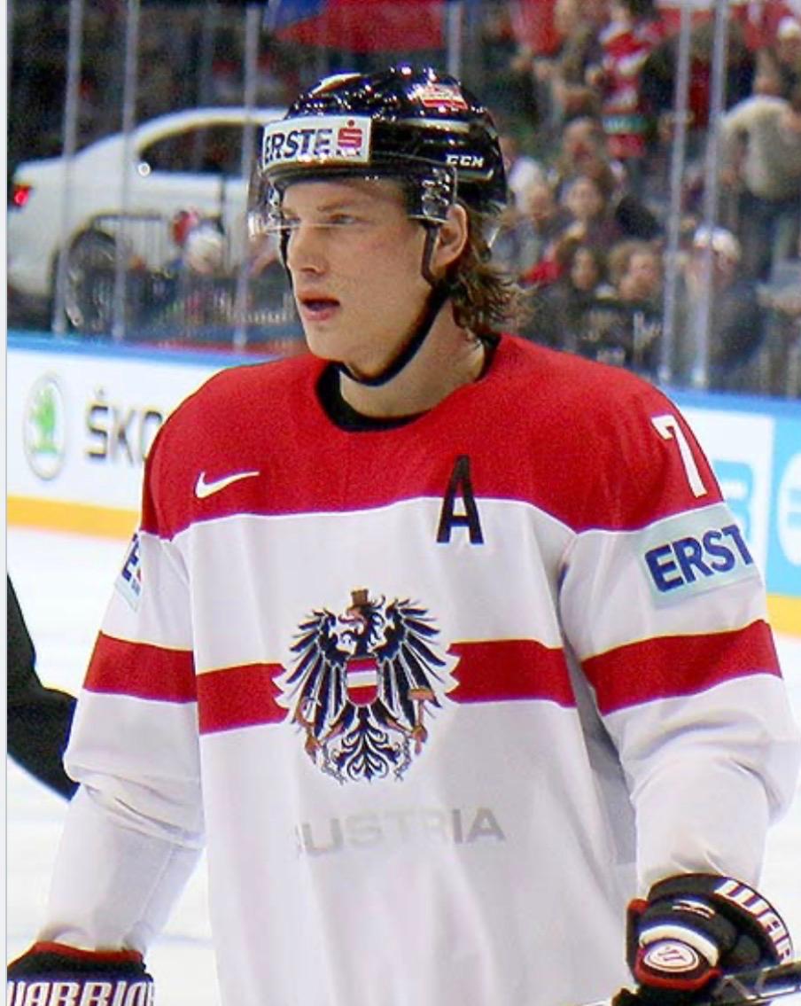 Brian Lebler in a Team Austria jersey